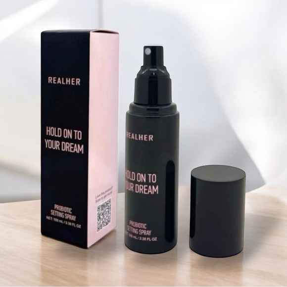 RealHer Other - RealHer Hold On To Your Dream Probiotic Setting Spray - Black & Pink
